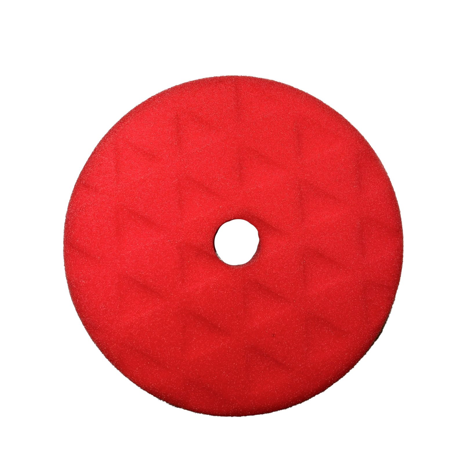 Almohadilla De Esponja Para Pulir Encerar Triángulo Corte Suave 6" Rojo