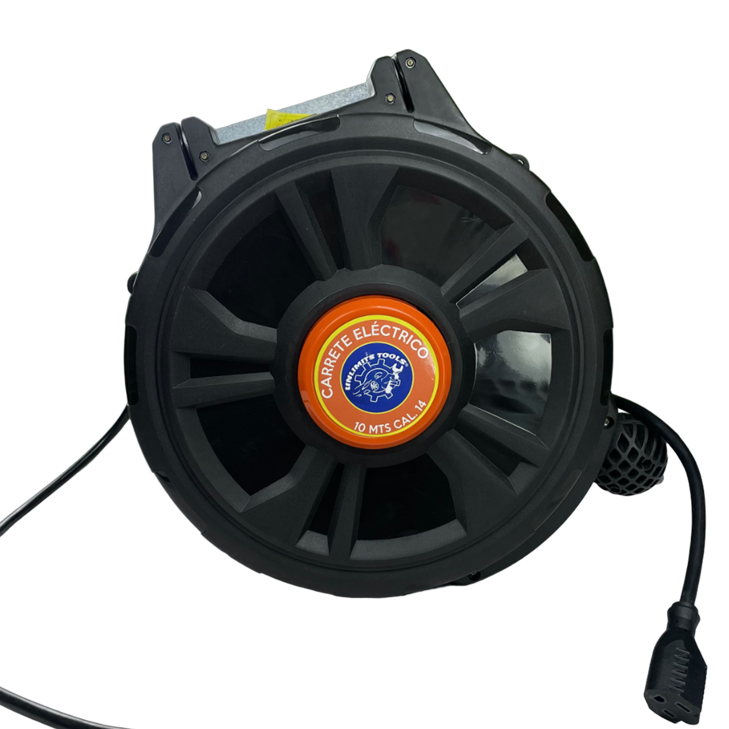 Cable Para Luz Calibre 14 AWG Carrete Retráctil 10mts