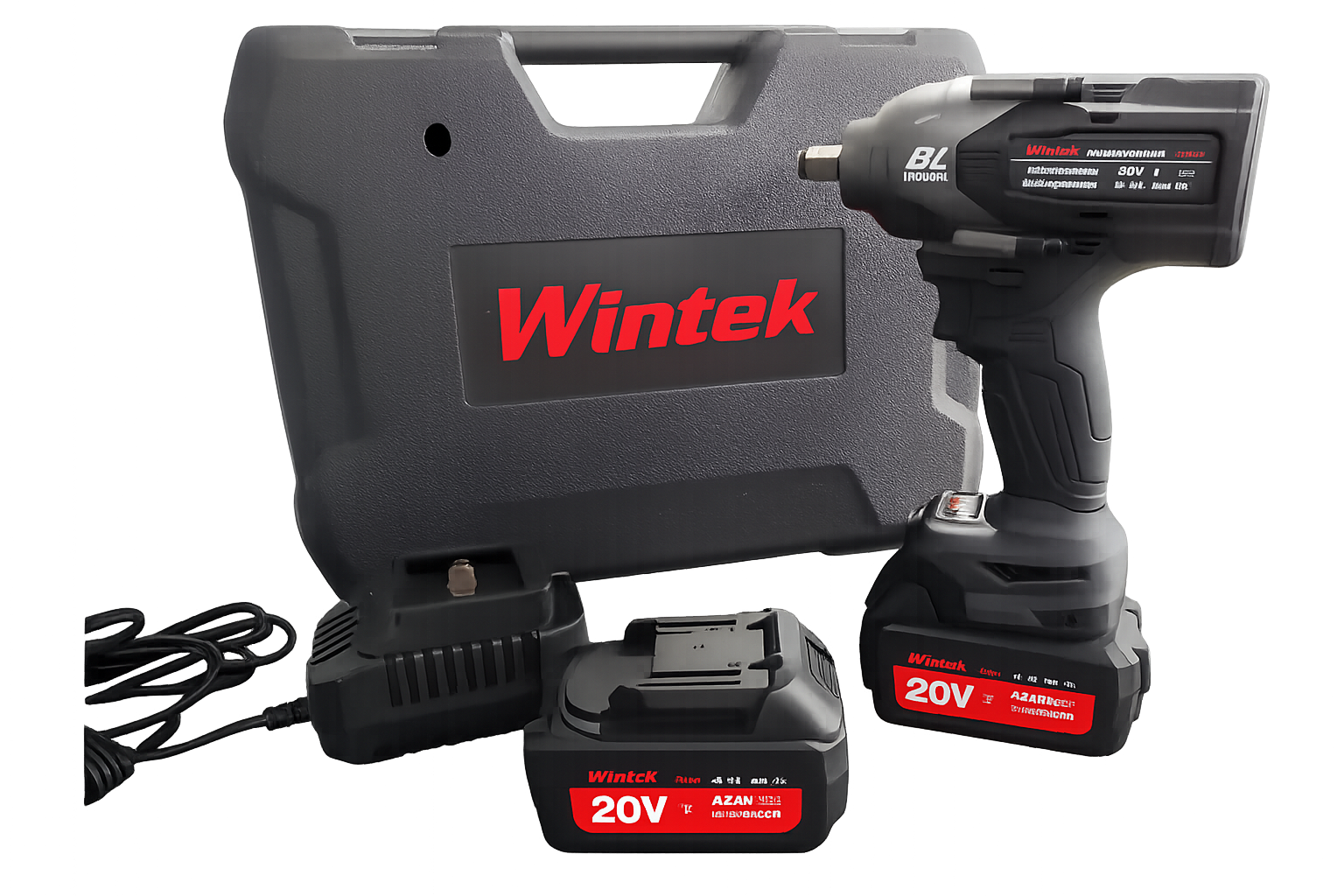 Llave de Impacto Inalámbrica 1/2” Wintek ET630 20V Brushless + 3 Velocidades ET630