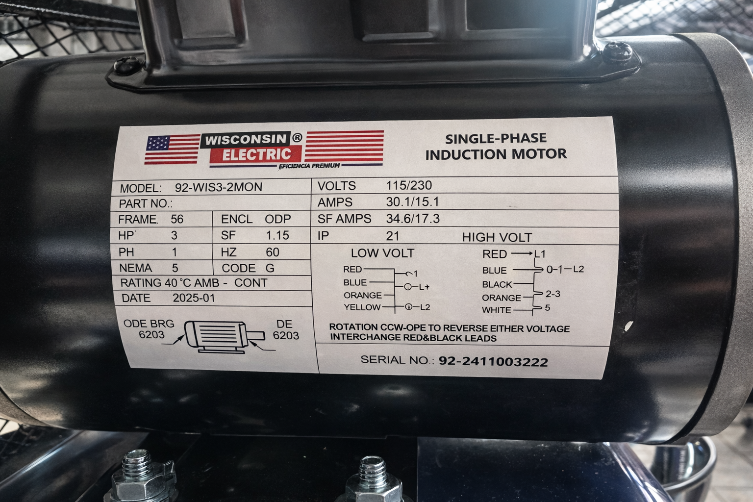 Compresor Industrial De Aire 3HP 235L Vertical 110/220V Monofasico
