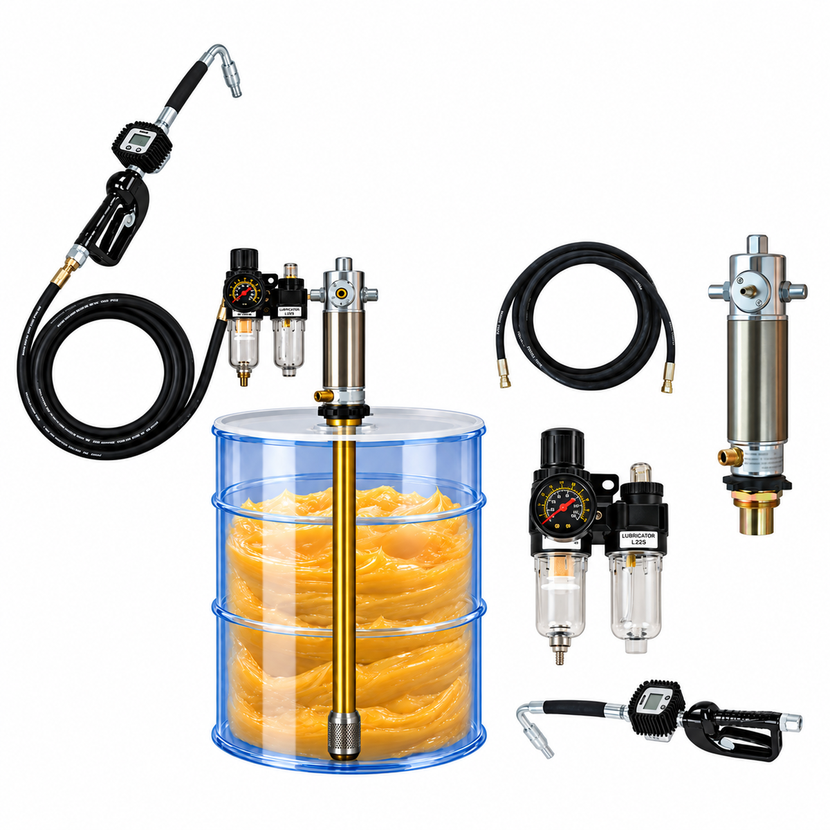 Kit Basico Despachador De Aceite Para Tambo 200L