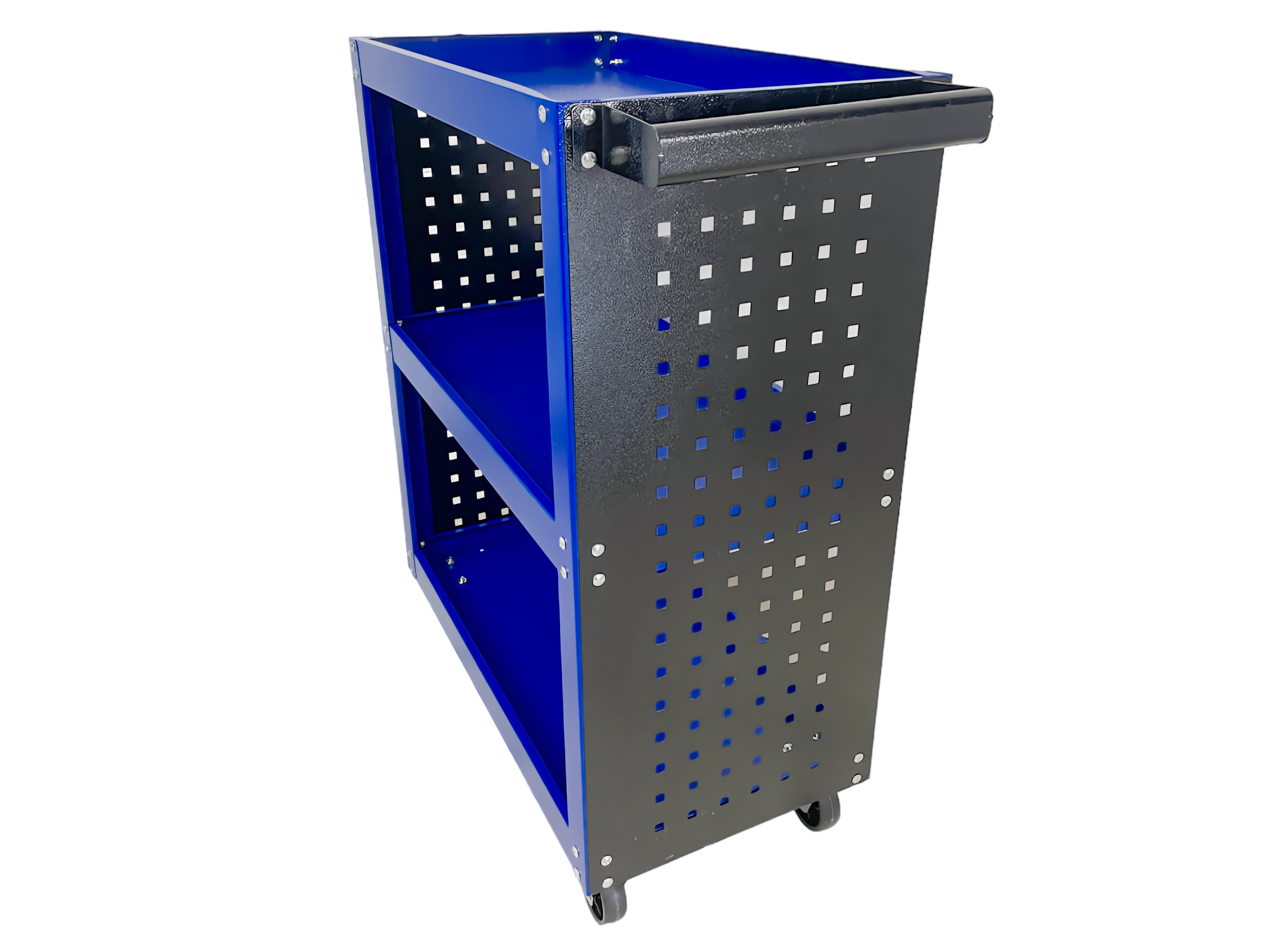 Carrito Servicio Triple Charola Acero Inoxidable