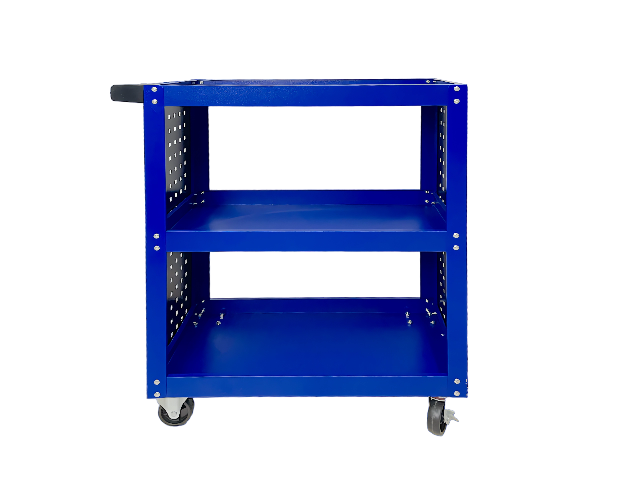 Carrito Servicio Triple Charola Acero Inoxidable