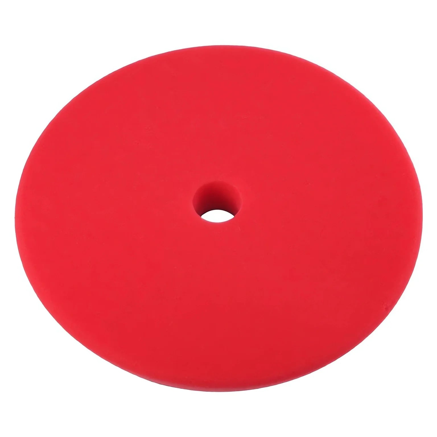 Almohadilla De Esponja Lisa Para Pulir Encerar Corte Suave 6" Rojo