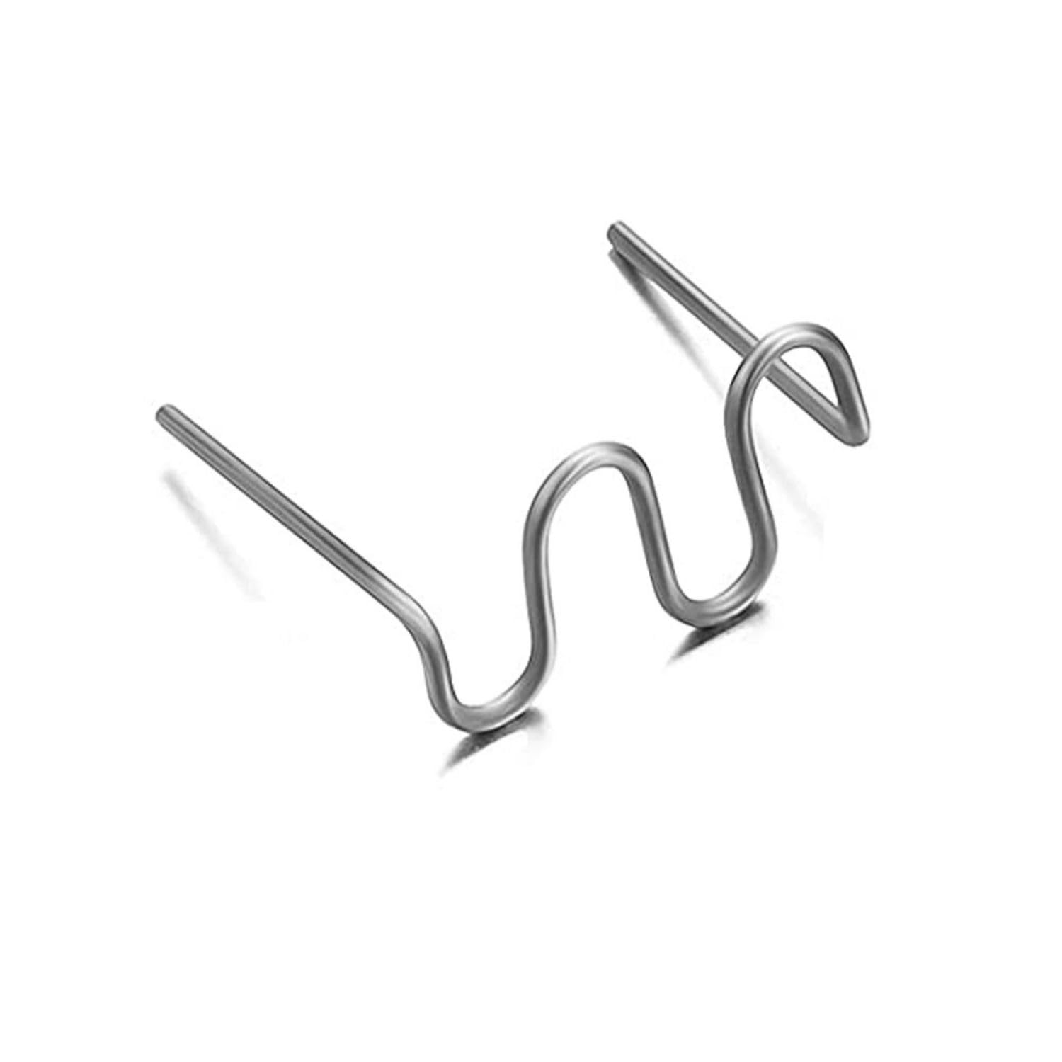 Grapas Para Reparación De Plástico 0.6 y 0.8 mm 100pzs Tipo "W"