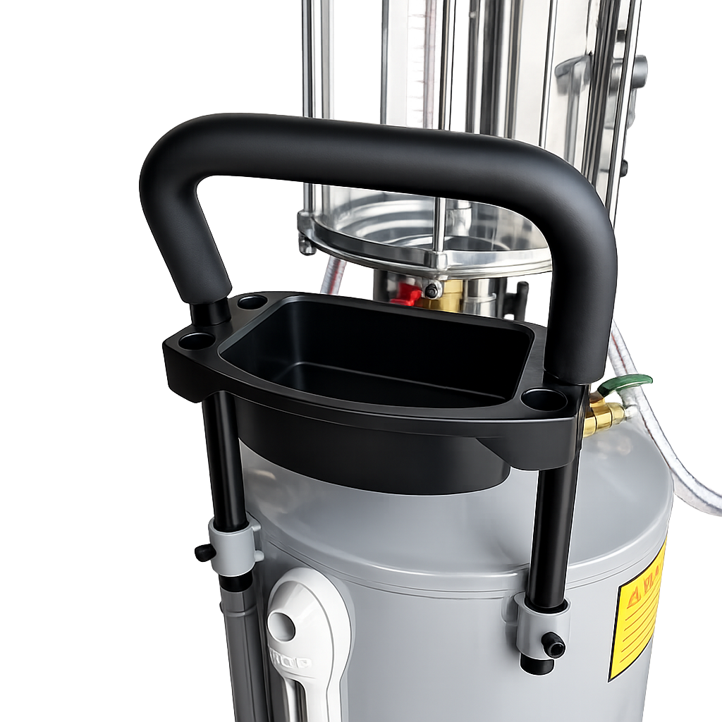 Receptor Extractor De Aceite Usado 80L Con Cámara 10L