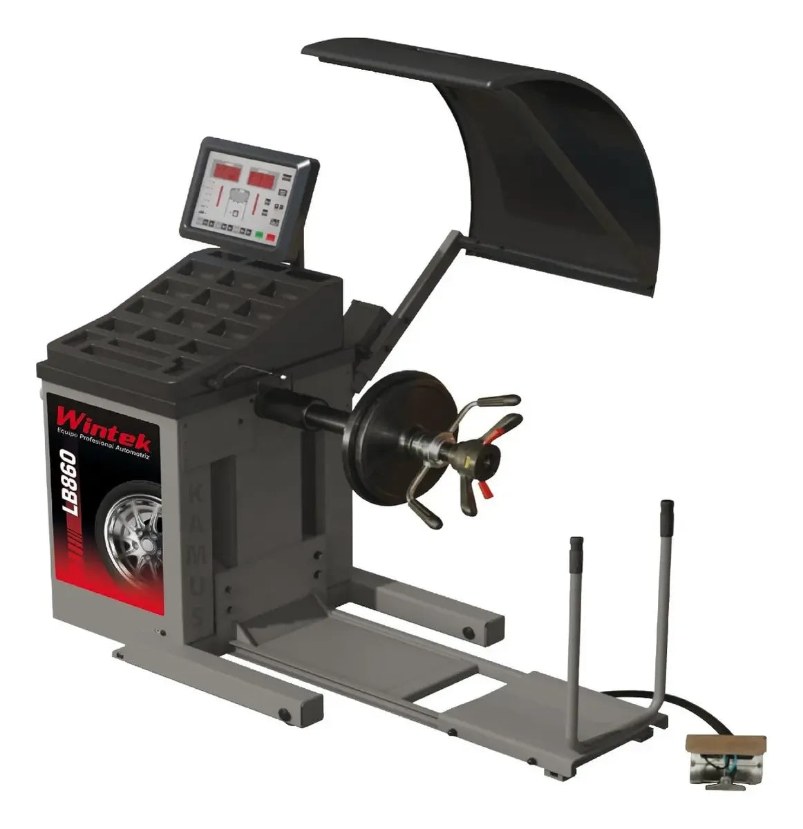 Balanceadora Para Camión Con Elevador Neumático Alto Rendimiento WDBLB860