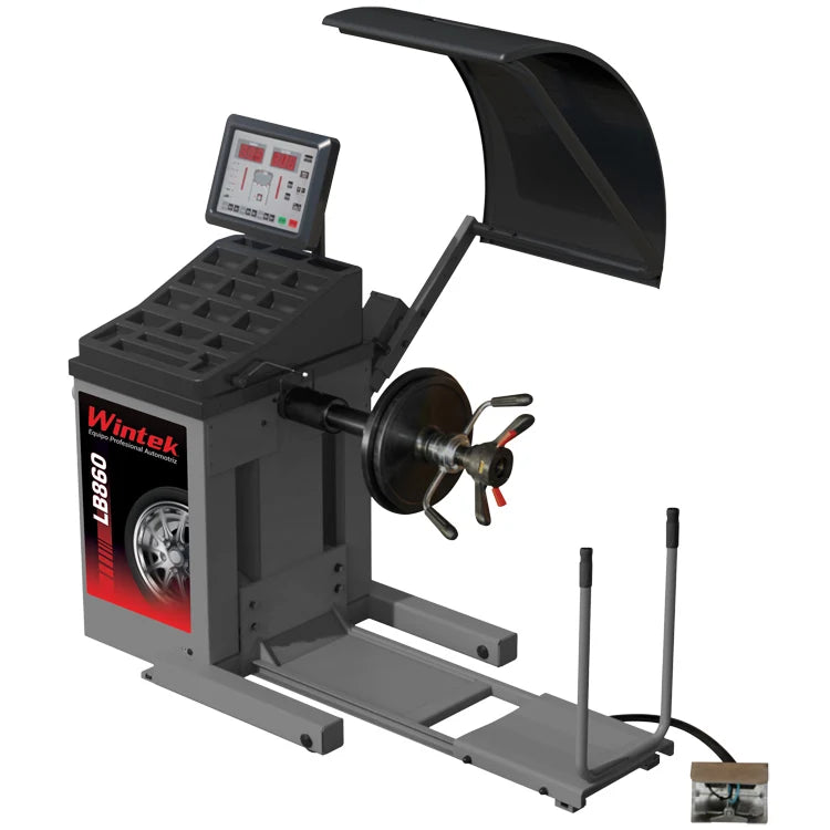Balanceadora Para Camión Con Elevador Neumático Alto Rendimiento WDBLB860