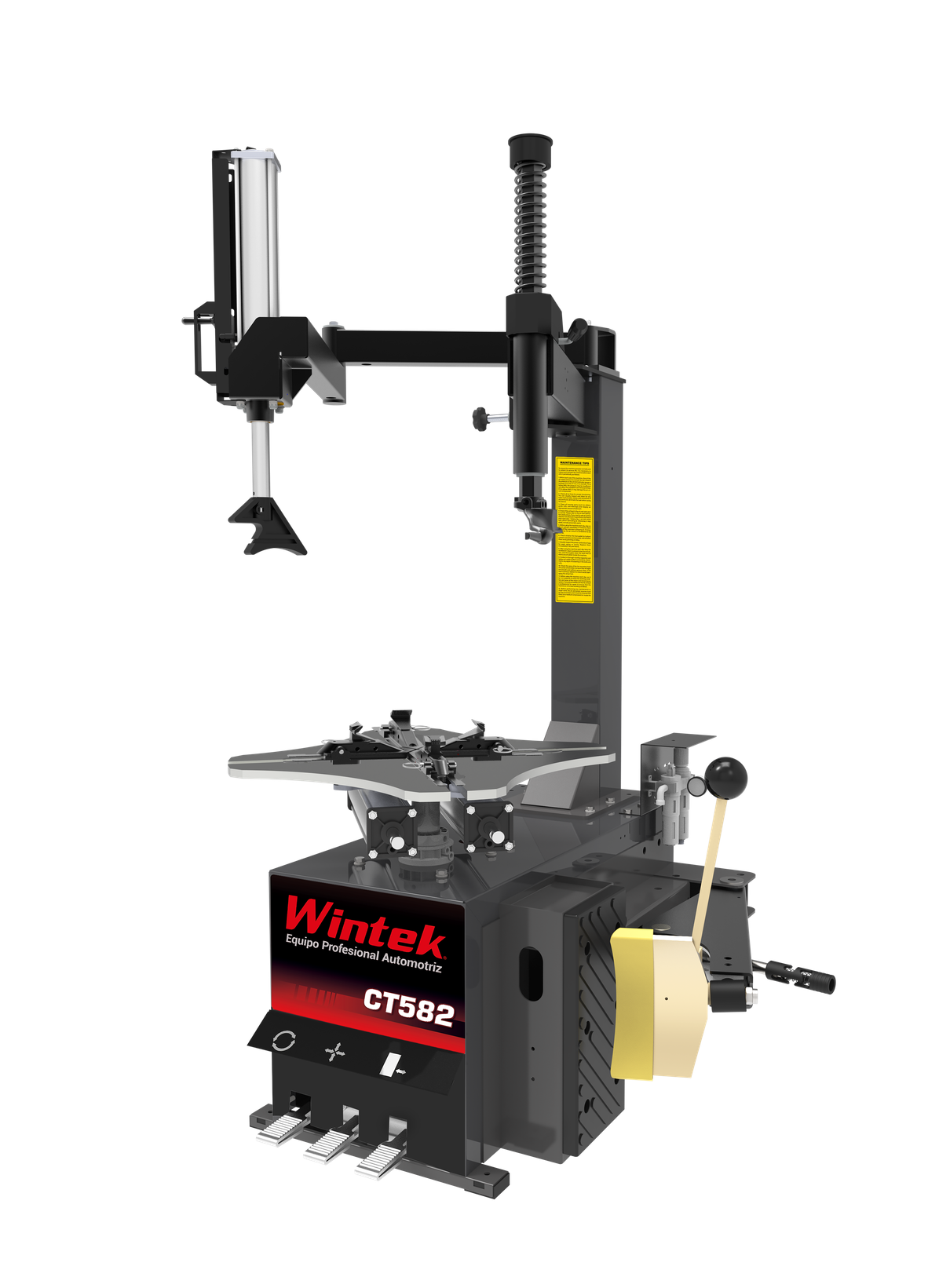 Desmontador Neumático-Eléctrico de Alto Rendimiento con Brazo Auxiliar WINTEK CT582