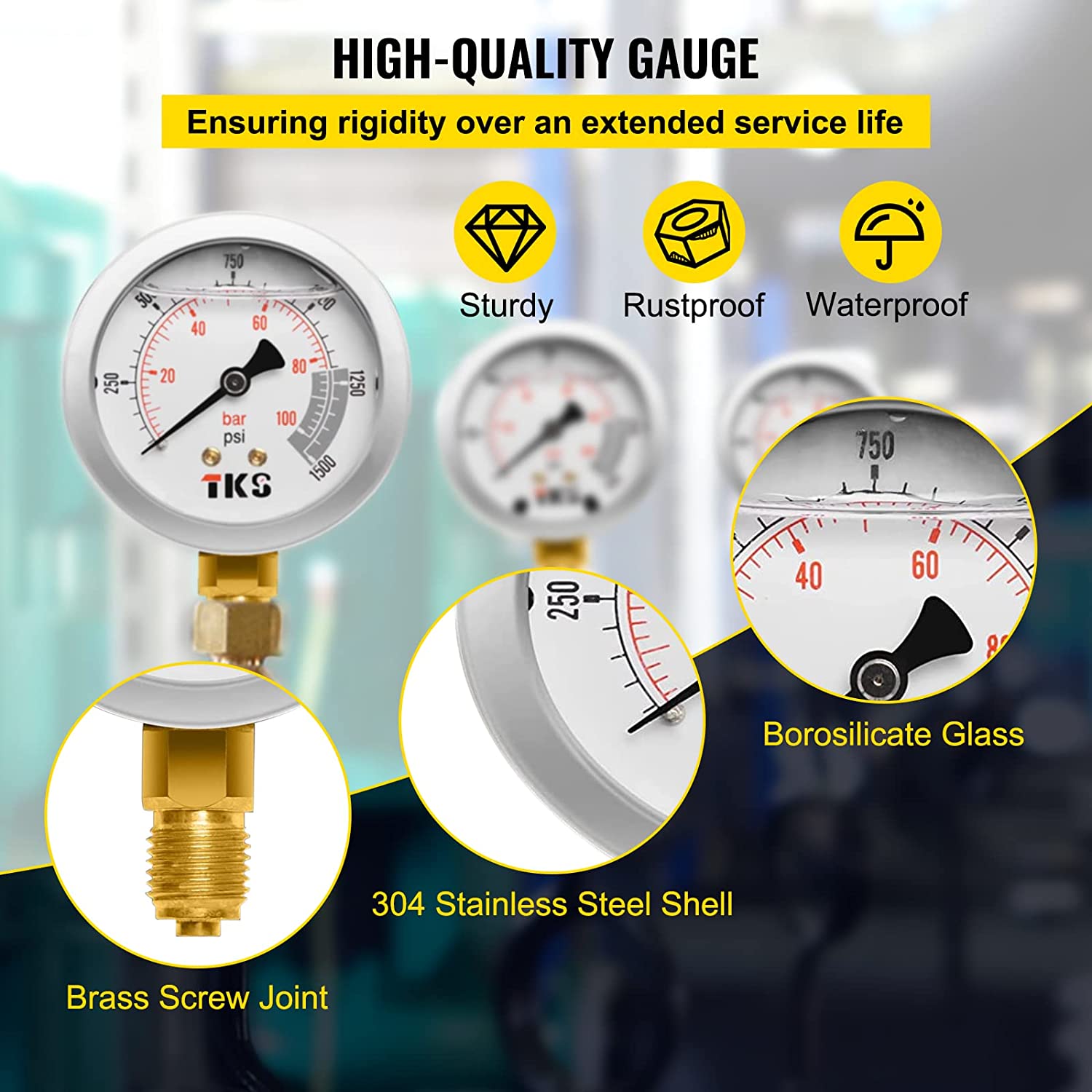 Kit De Prueba De Presión Hidráulica Para Maquinaria Pesada 10-600 Bar