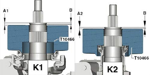 Herramienta Para Calibrar Doble Embrague K1 y K2 VW Audi DSG