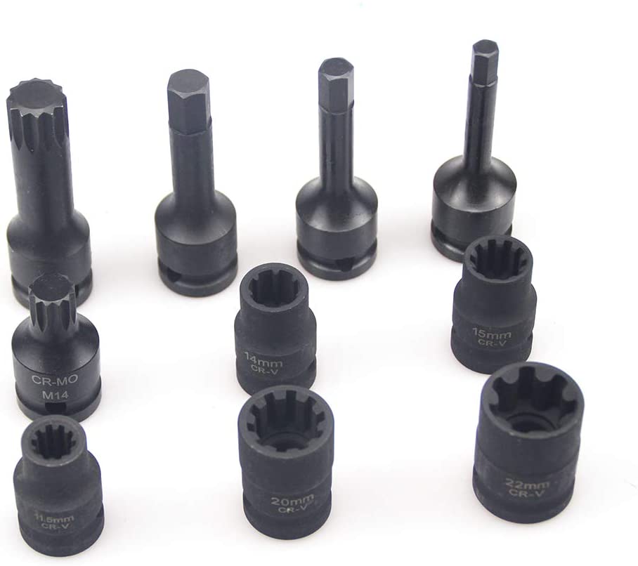 Juego De Dados y Puntas Especiales Para Frenos Calipers Audi VW BMW Benz Porsche