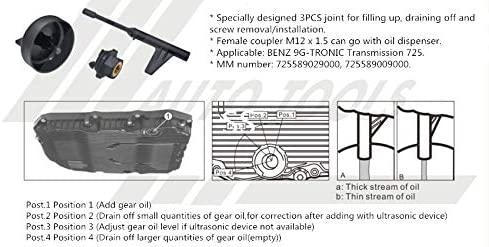 Adaptador Para Aceite En Transmisión Benz 9g Tronic