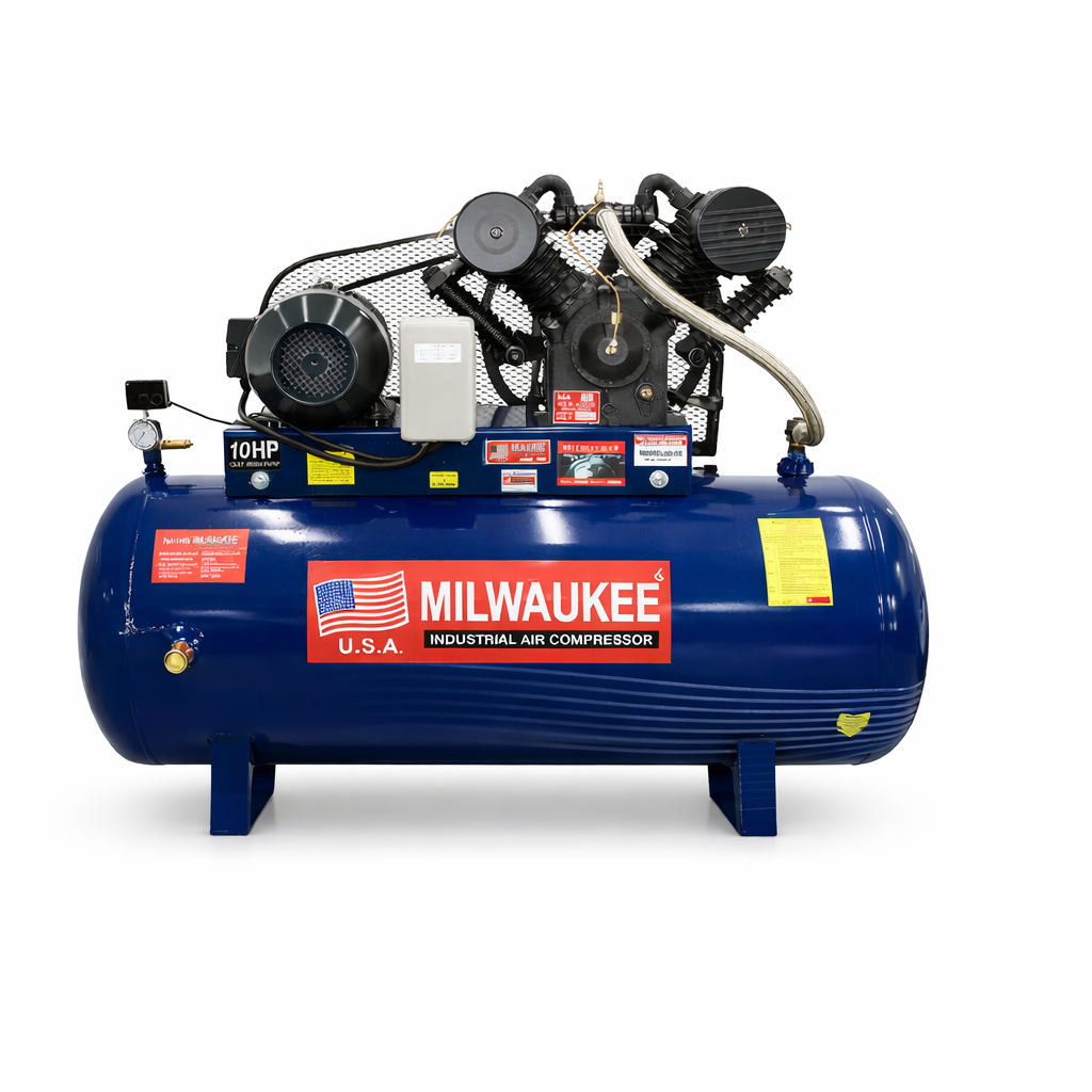 Compresor Industrial De Aire 10HP 500L 220V Trifásico