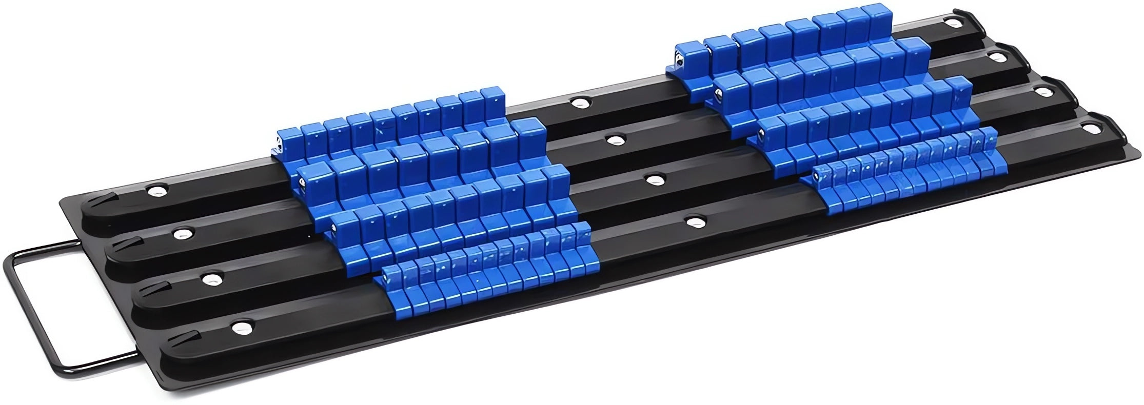 Organizador De Dados 1/4" 3/8" 1/2" Metal y Plástico
