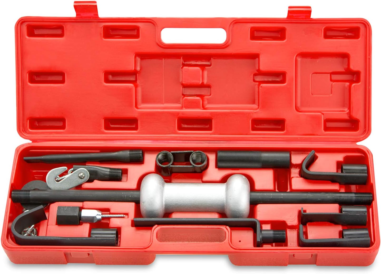 Combo Mesa Móvil Para Herramientas +  Extractor Abolladuras Con Martillo Deslizante (10lbs/13pzs)