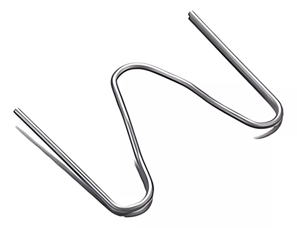 Grapas Para Reparación De Plástico 0.6 y 0.8 mm 100pzs Tipo "M"