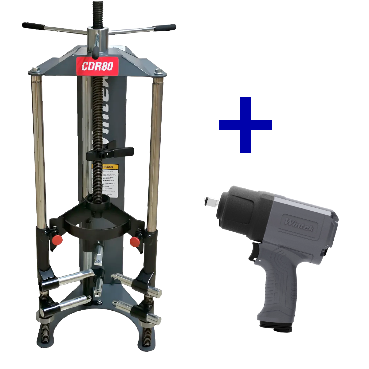 Combo Compresor Resortes Amortiguador WEACDR80 + Llave Impacto Neumática 1/2" 630 Lb WPNAT800