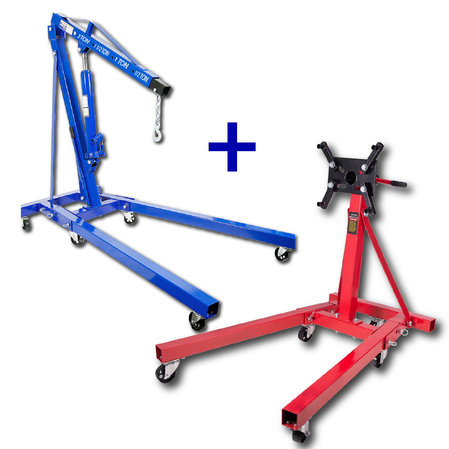 Combo Pluma Hidráulica 2T UT242 + Soporte Para Motor 1,000 KG UT244