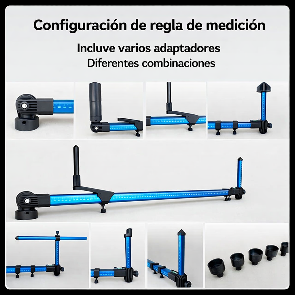 Kit De Medición Manual Con Regla Sistema 2D Para Carrocería
