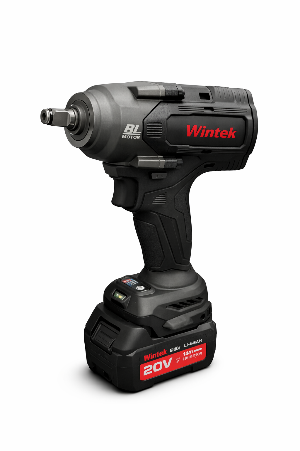 Llave de Impacto Inalámbrica 1/2” Wintek ET630 20V Brushless + 3 Velocidades