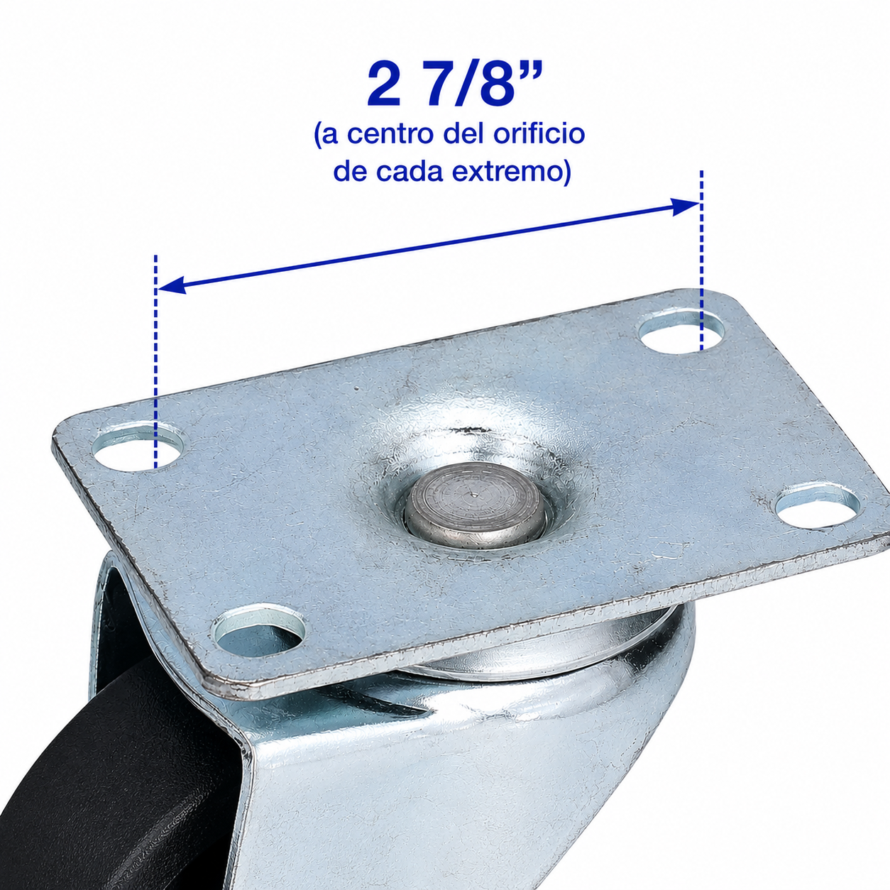 Rueda Metálica Giratoria Para Pluma Hidráulica GDE