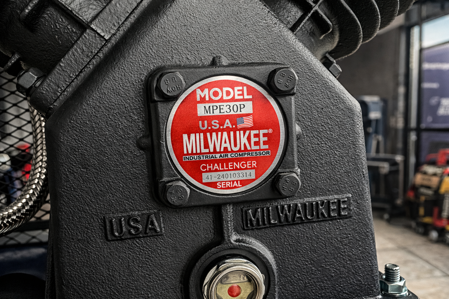 Compresor Industrial De Aire 3HP 235L Vertical 110/220V Monofasico