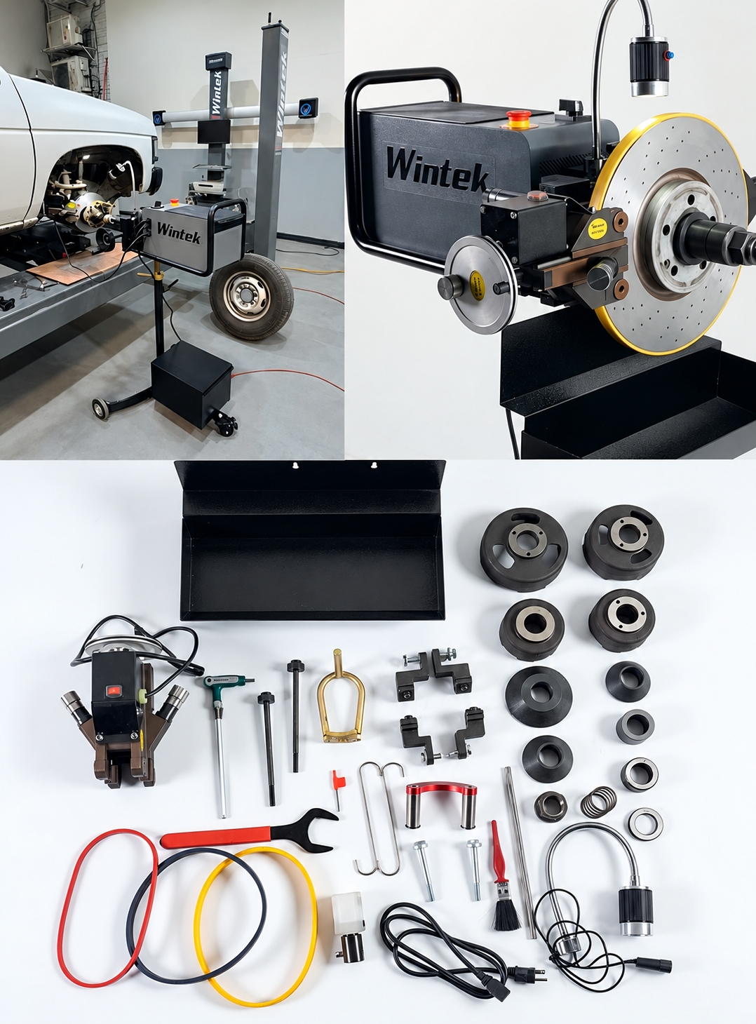Torno Portátil Rectificador De Discos De Freno WINTEK TM430