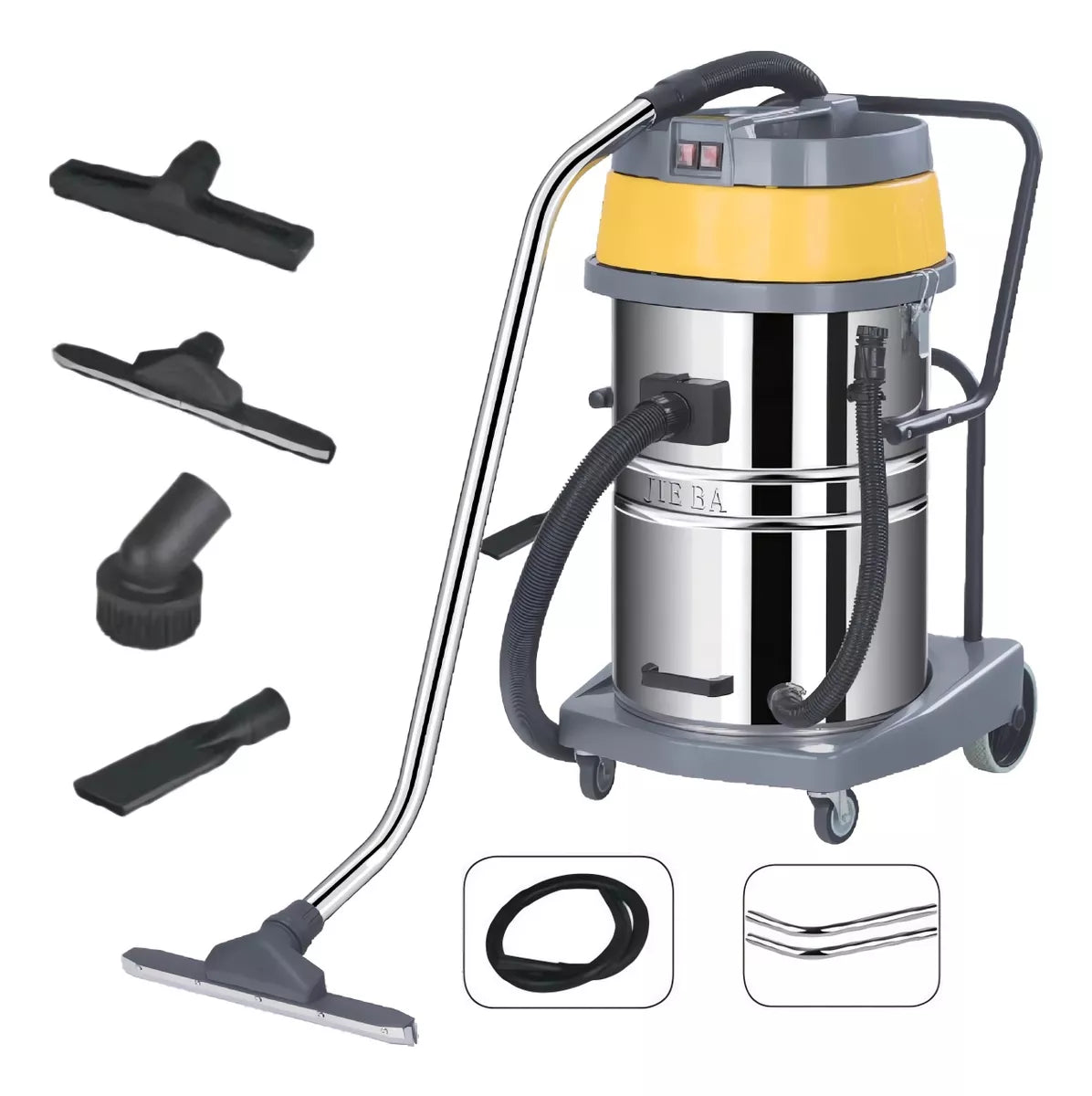 Aspiradora Industrial Tanque 70 Litros 2 Motores Luz 110 V