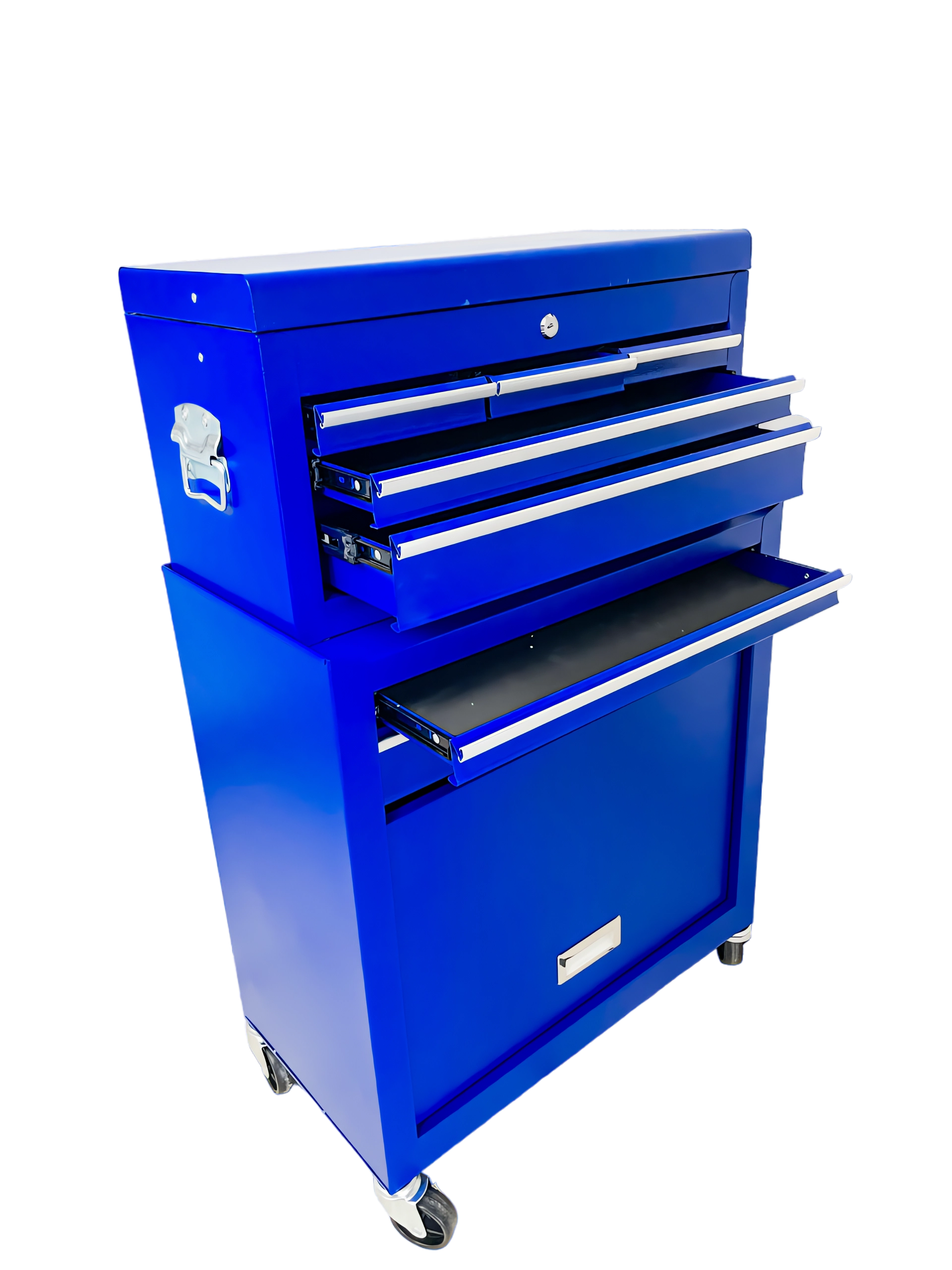 Gabinete Para Herramientas 4 Ruedas 8 Cajones Acero Inox