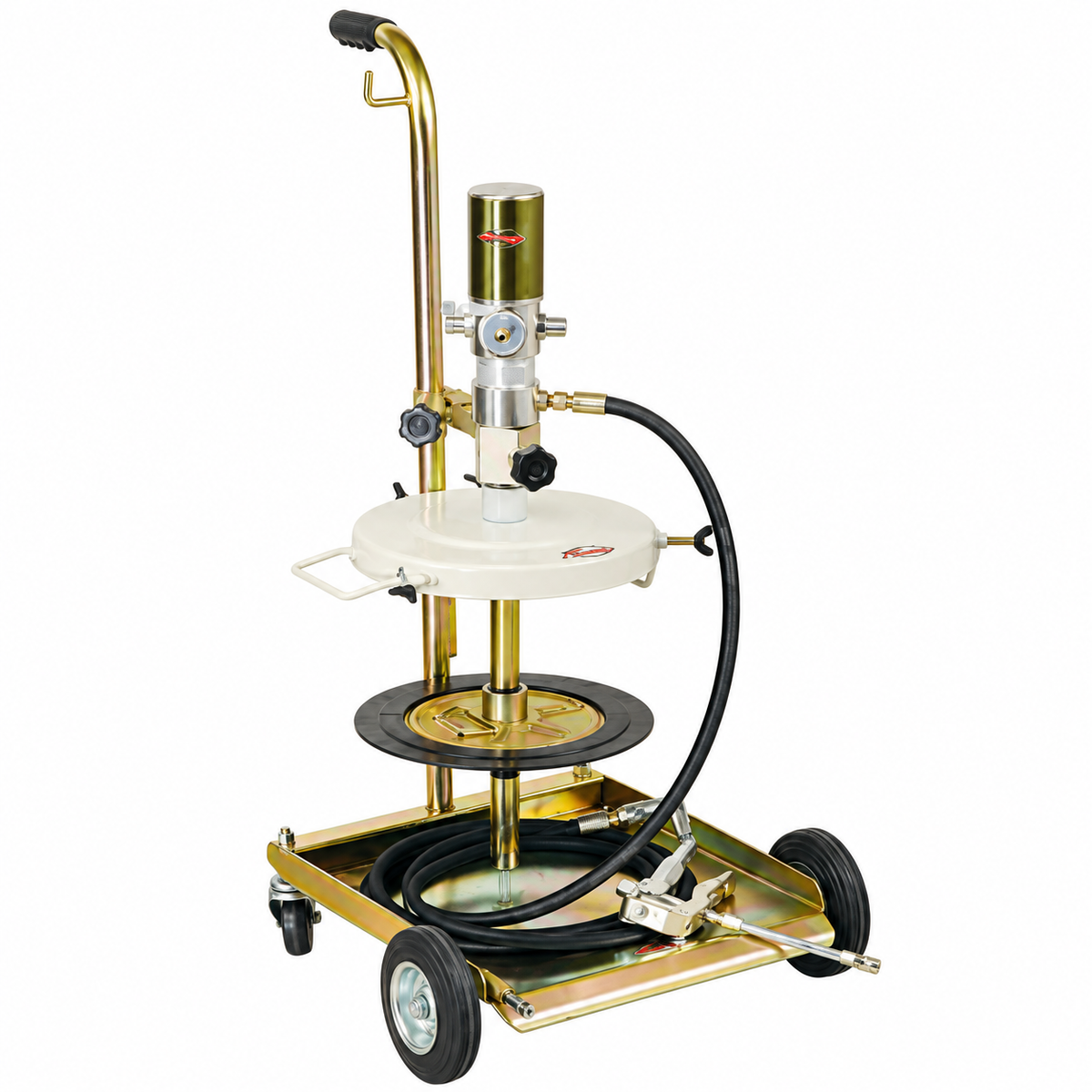 Kit Profesional De Engrasadora Para Cubeta 19L Con Carrito L5120