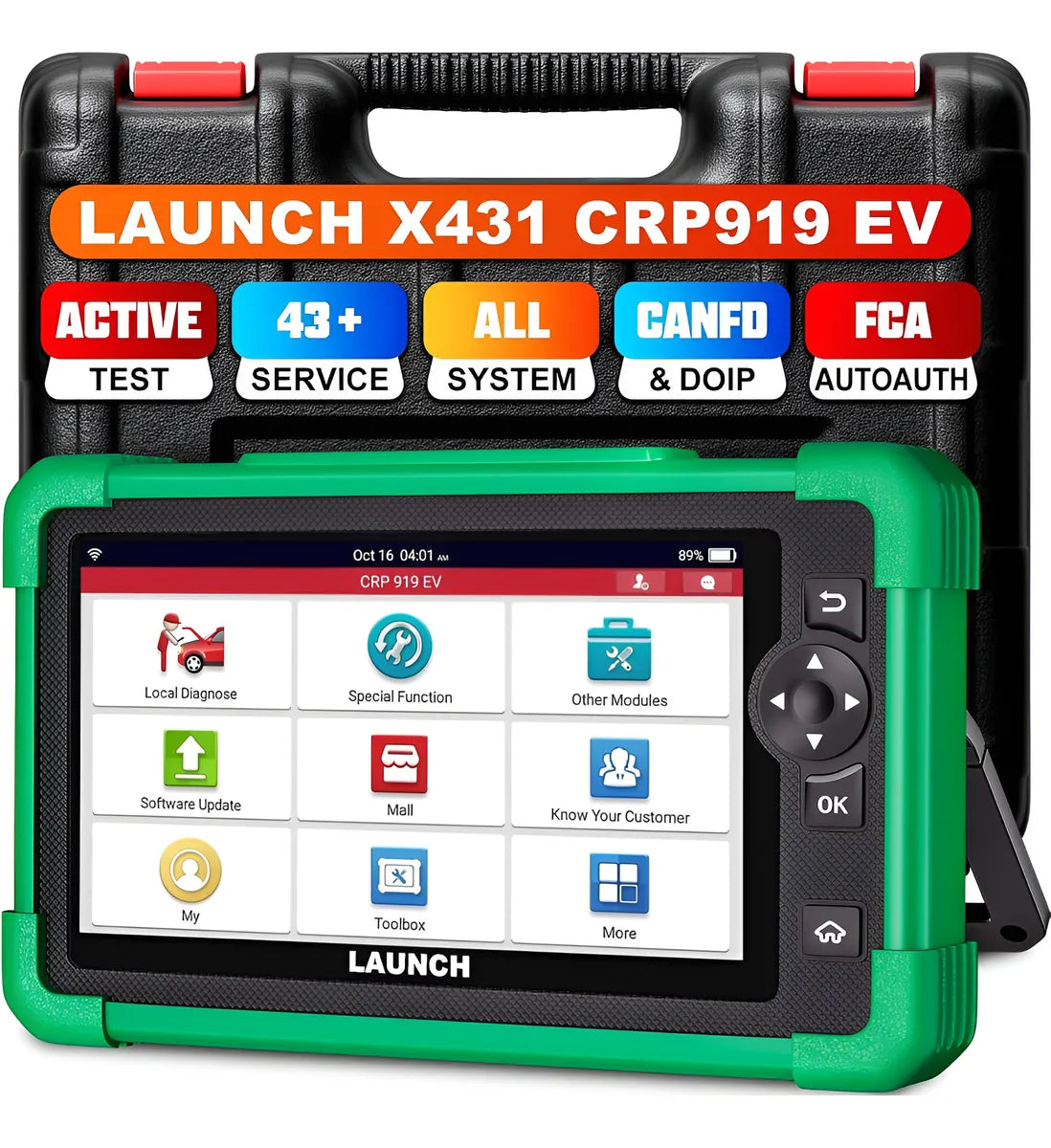 Escáner Automotriz Launch CRP919 EV Vehículos Eléctricos