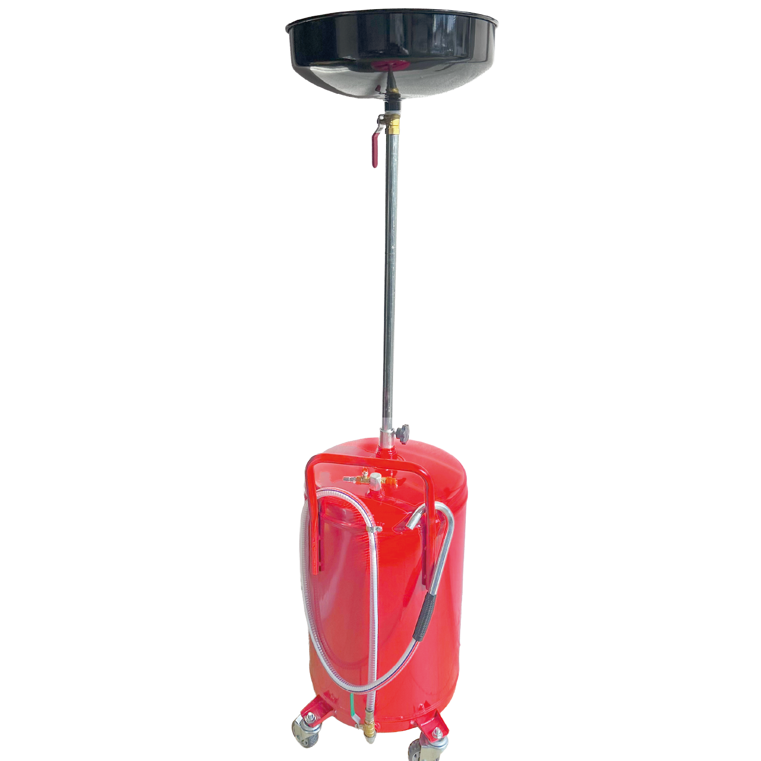 ¡Oferta! Combo Rampa 2 Postes Con Travesaño 9000 lbs + Receptor de Aceite 80 L