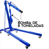 Pluma Hidraulica Para Motores Bomba Doble Plegable 2ton