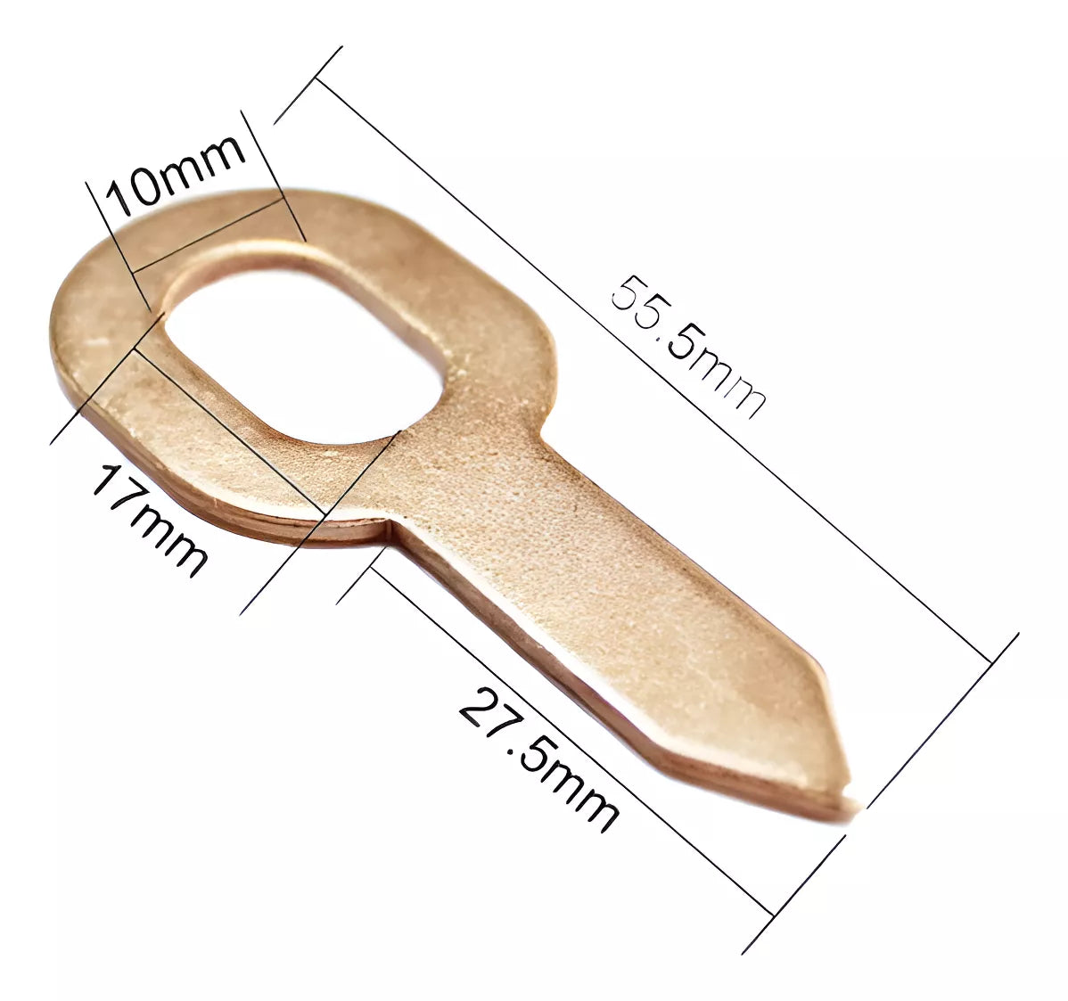 Anillos Rectos De Cobre Para Spotter 20pzas