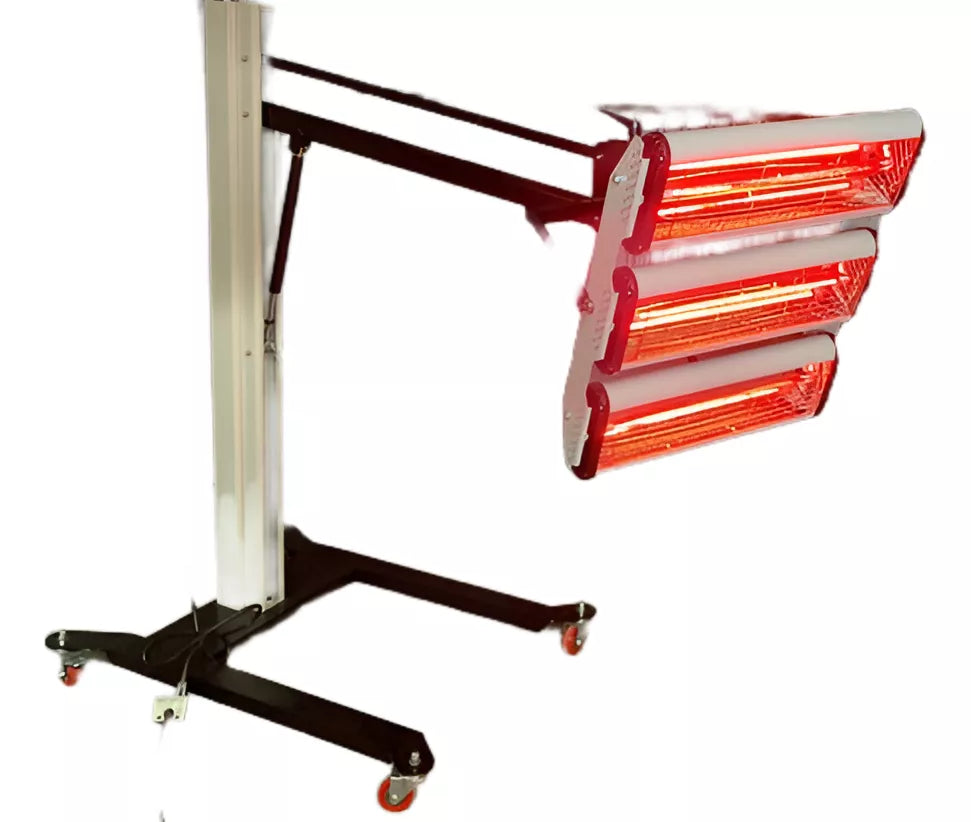 Lámpara De Secado Infrarrojo Pintura Automotriz 3 Paneles x 1050 W Onda Corta
