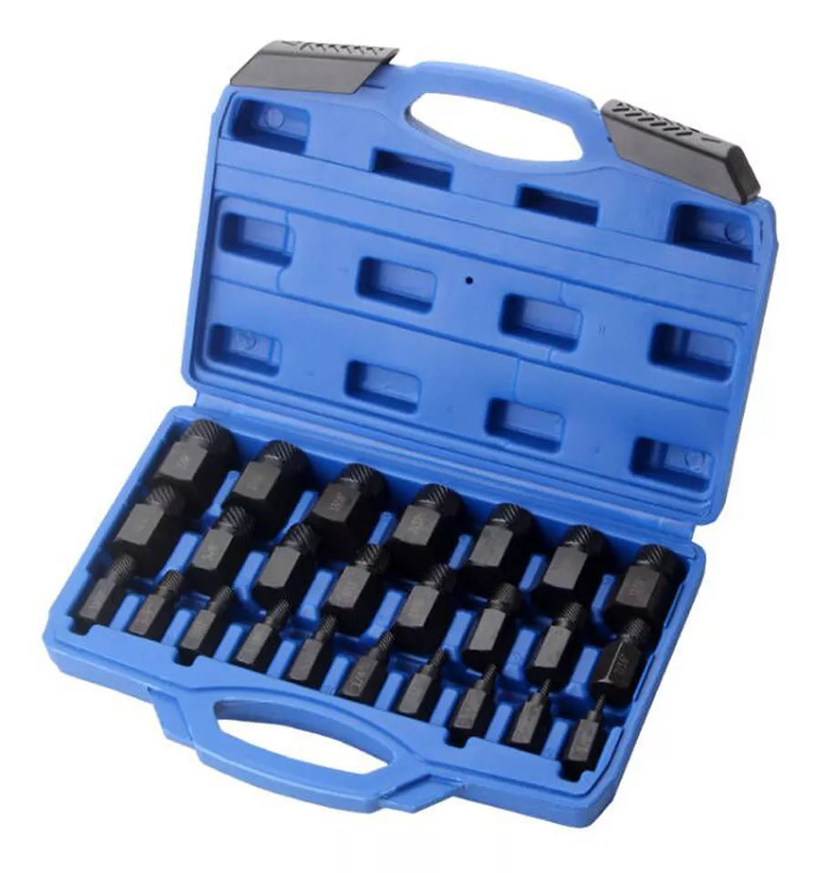 Juego De Extractor De Tornillos De 25 Pzs Cabeza Hexagonal