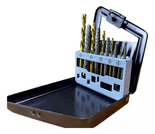 Juego De Extractores Para Tornillos Barridos O Rotos 10pz