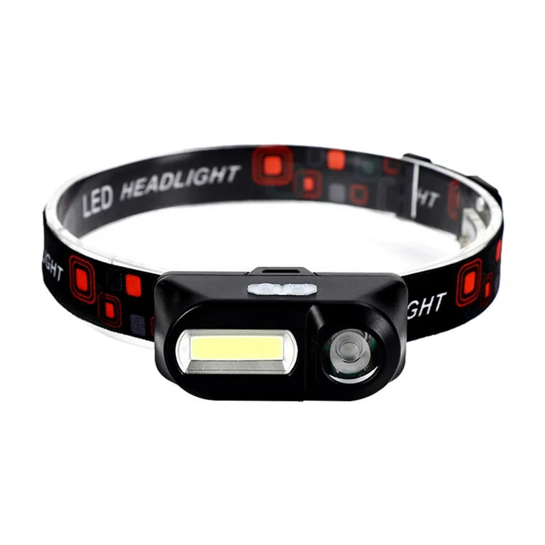 Lámpara Tipo Minero 2 LEDS Recargable Sensor De Movimiento