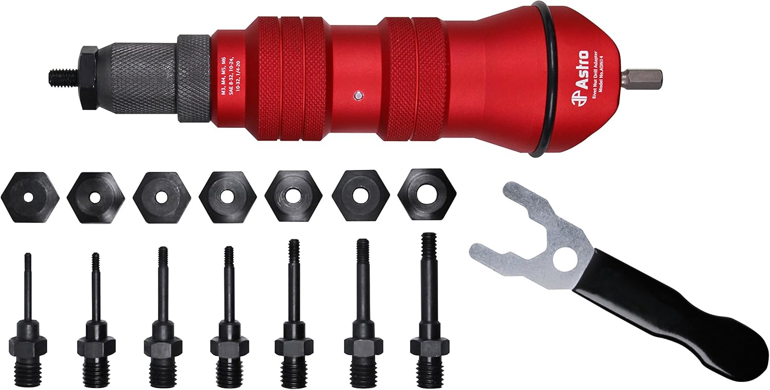 Adaptador Para Taladro Remachadora De Tuercas