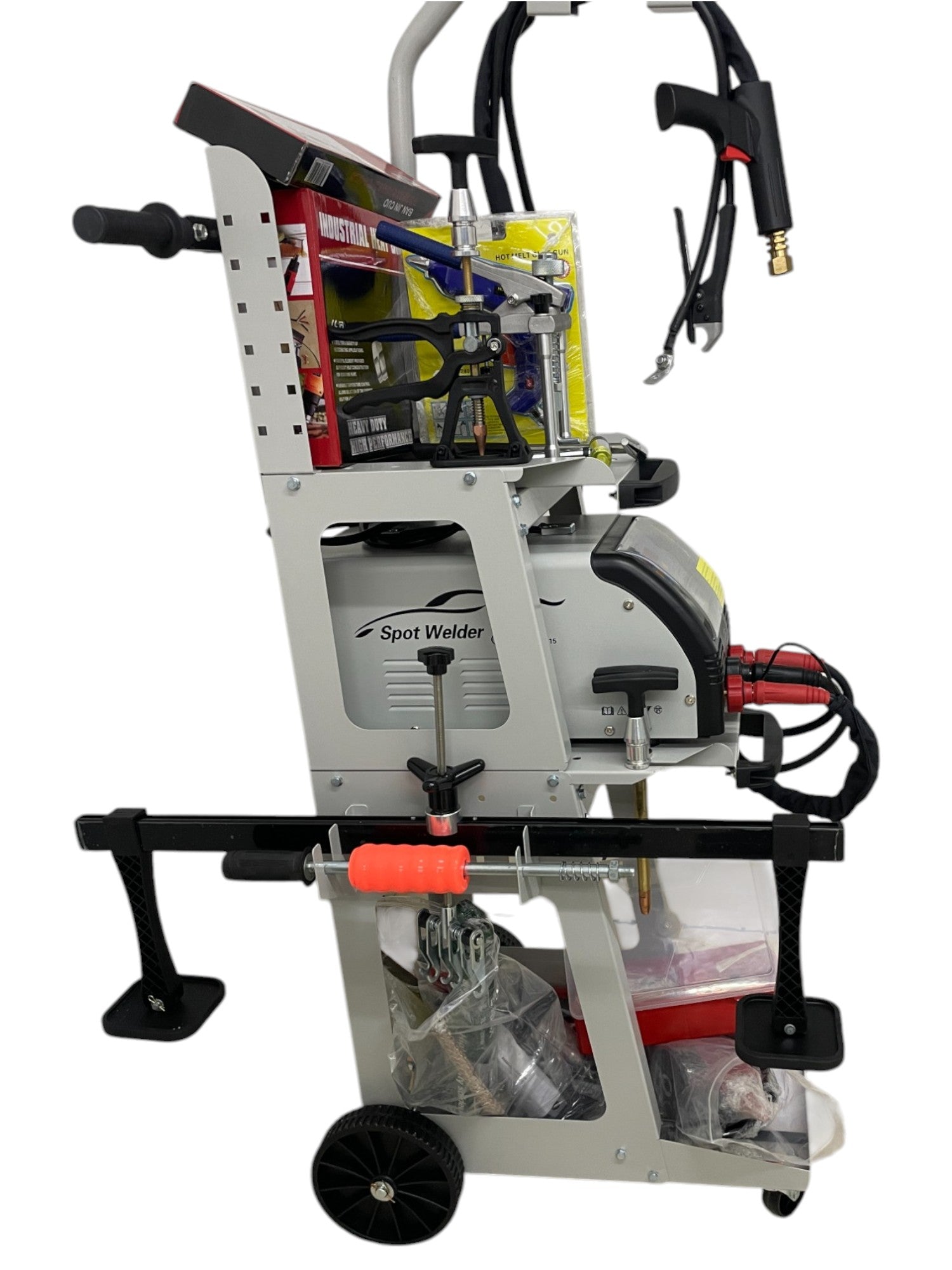 Kit De Reparación: Spotter Extractor Abolladuras+ Lámpara de Secado Infrarrojo 2x1050W