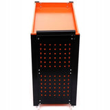 Carrito Servicio Triple Charola Acero Inoxidable 85x37x25 Cm