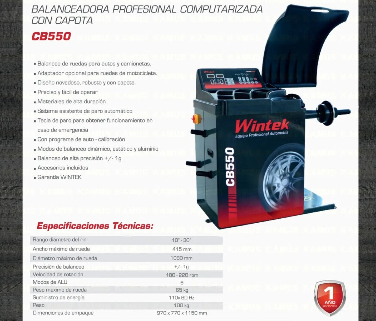Combo Balanceadora + Desmontadora Profesional TB160