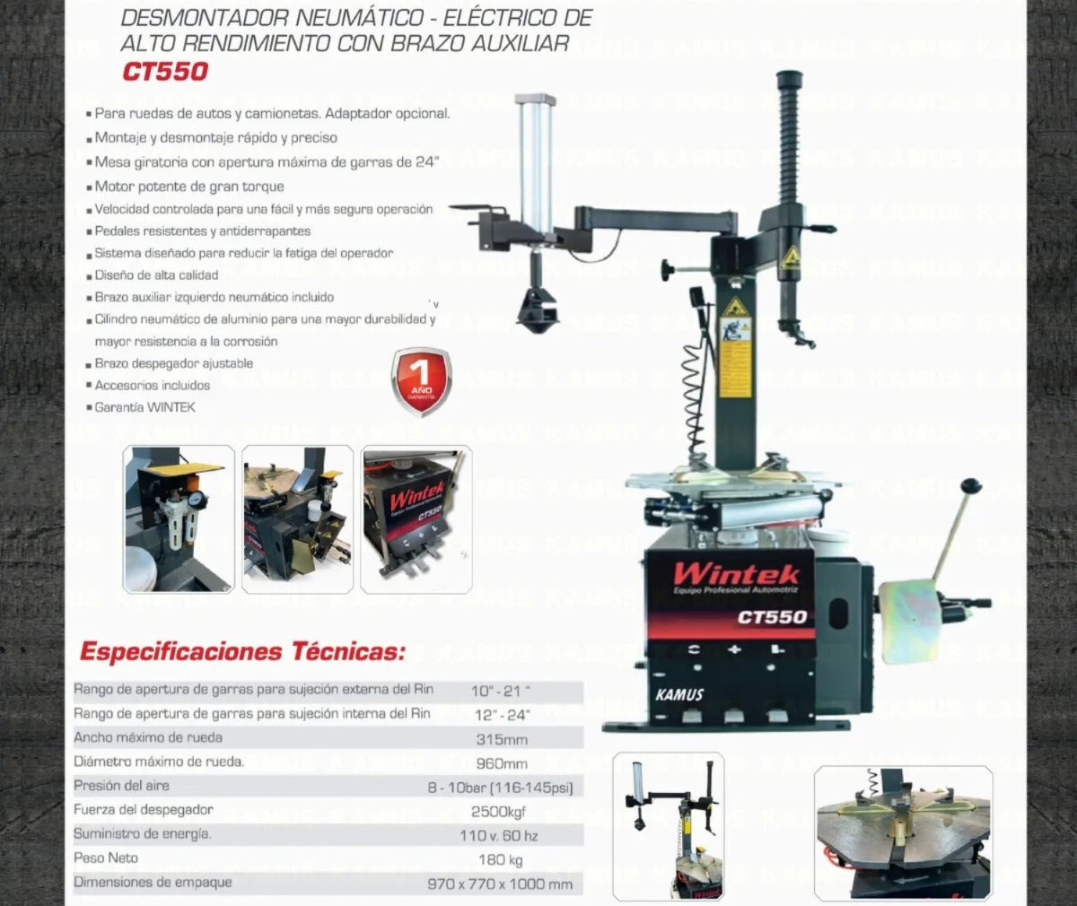Combo Balanceadora + Desmontadora Profesional TB160
