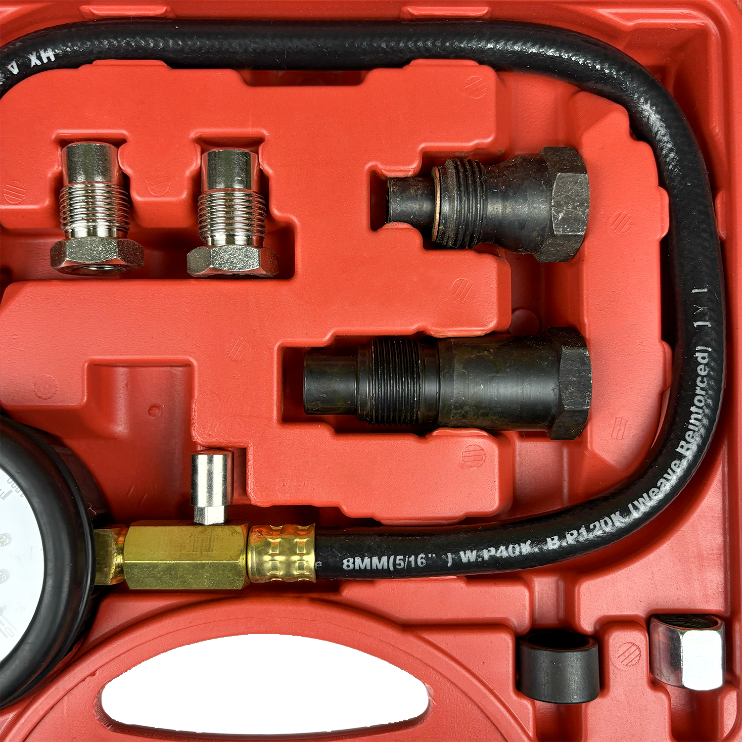 Manómetro Para Presión De Gas Natural Con Adaptadores