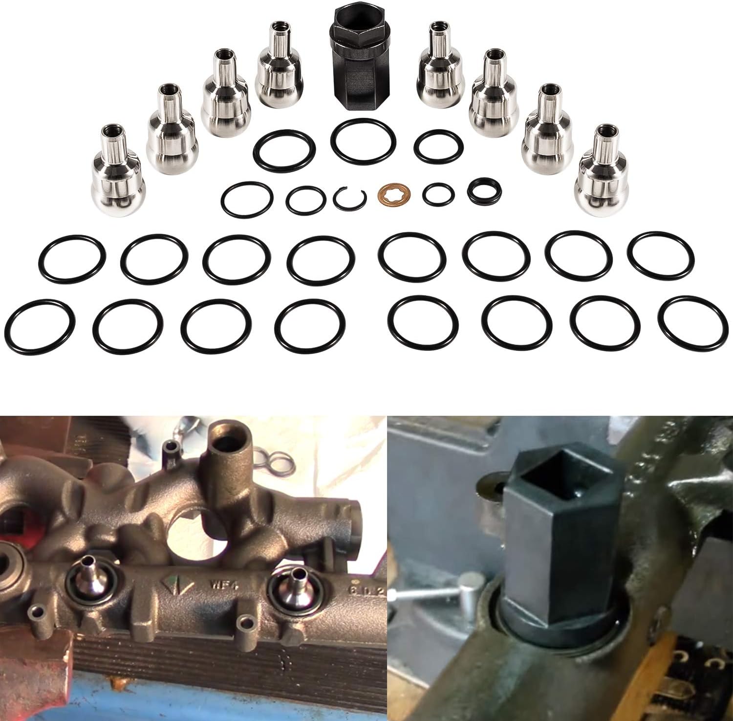 Kit Reparación De Riel Alta Presión Ford Powerstroke 6.0L 8Pzs