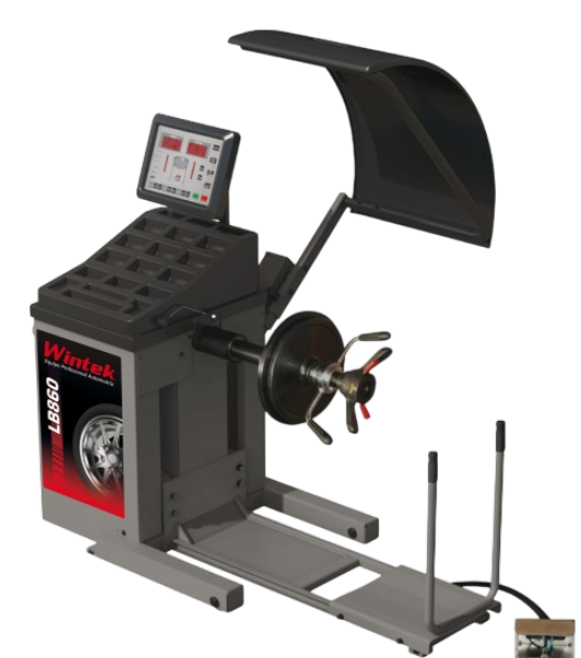 Balanceadora Para Camión Con Elevador Neumático Alto Rendimiento WDBLB860