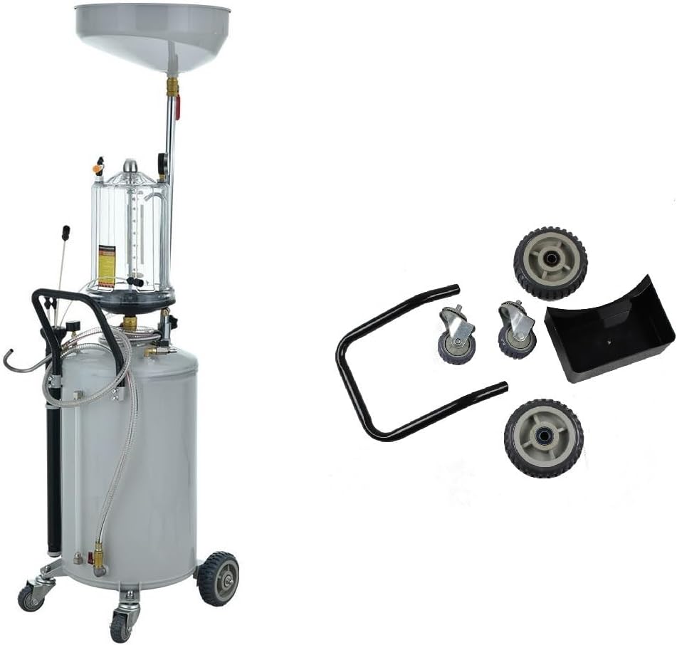 Receptor Extractor De Aceite Usado 80L Con Cámara 10L