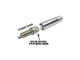 Dado Magnetico para Bujias Delgado 14mm 12pts
