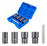 Kit Extractor Birlos Barridos 4 Piezas 17/19/21/22mm